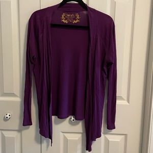 Kersh light weight wrap cardigan, Size Large